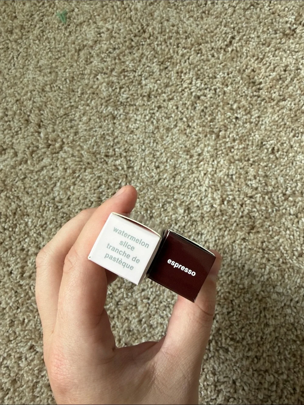 RHODE Peptide Lip Tint & Lip Treatment Duo - espresso and watermelon